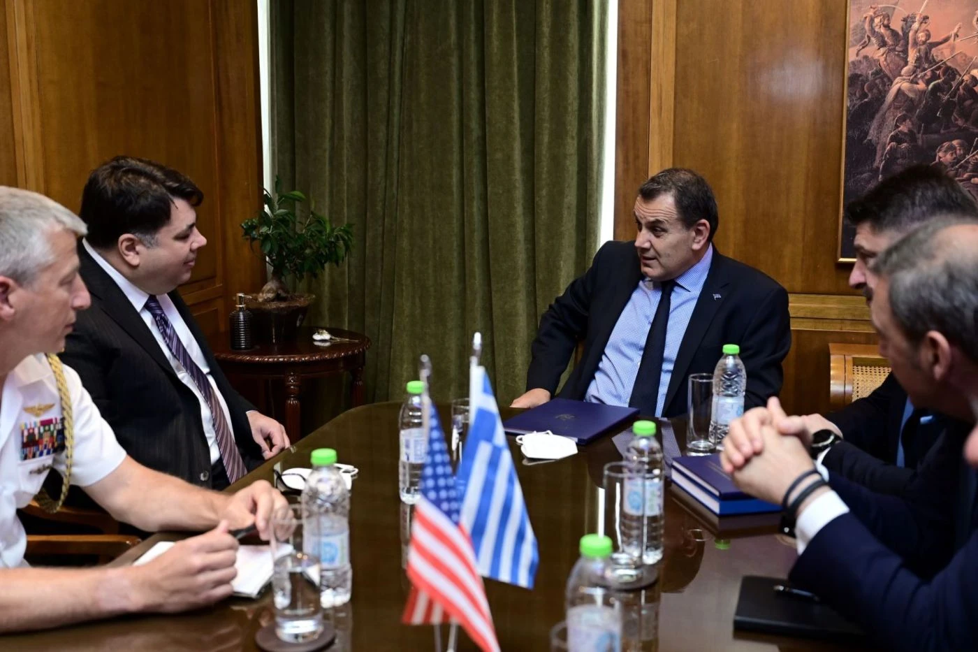Συνάντηση Τσούνη-Παναγιωτόπουλου: «Σε υψηλό επίπεδο οι αμυντικές σχέσεις Ελλάδας - ΗΠΑ»
